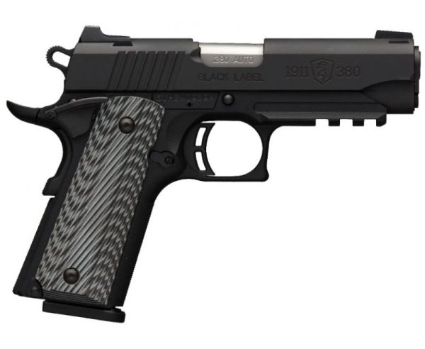 Browning 1911 380 Black Label Pro Compact 3 Dot 051909492 023614441540